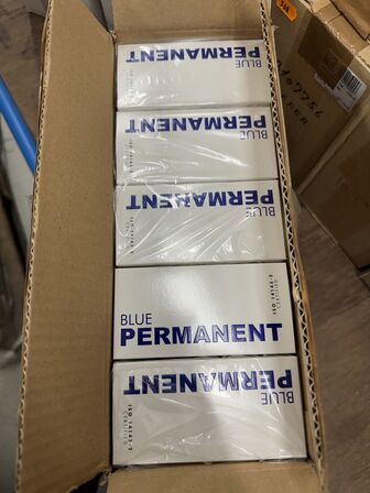 15 sk. 60ml blæk MONTBLANC BLUE PERMANENT