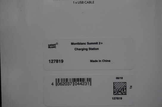 Kasse div. smartwatch opladere MONT BLANC