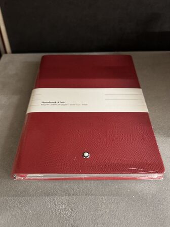 4 stk. Notebook MONTBLANC RED