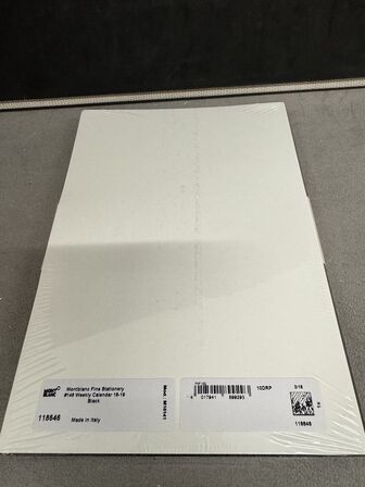 1 stk. Weekly calender 18-19 MONTBLANC BLACK