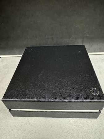 Læderbelte MONTBLANC DARK BROWN 35 MM.