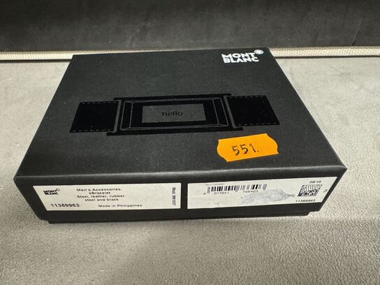 eBracelet i stål og læder MONTBLANC MOD: M61037