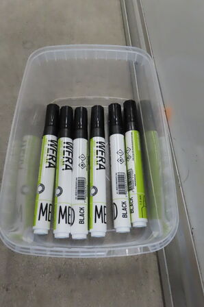 Whiteboard med whiteboard markers