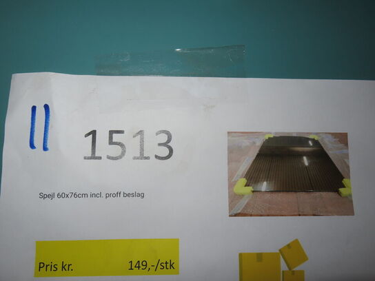 11 stk. spejle (76x60 cm)