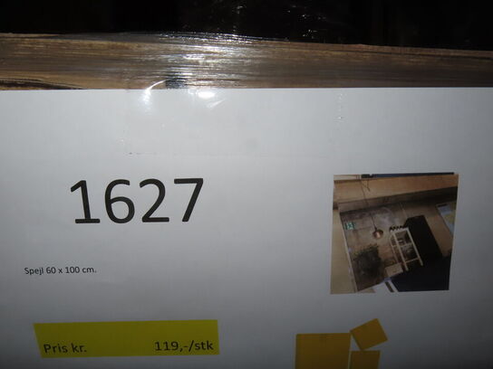 18 stk. spejle (100x60 cm)