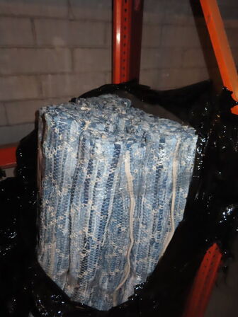 Tæpper (180x120) af denimstof