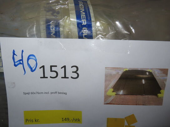 40 stk. spejle (76x60 cm)