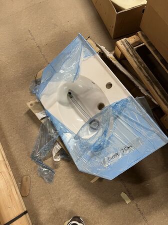 5 stk. Badeværelsesvaske