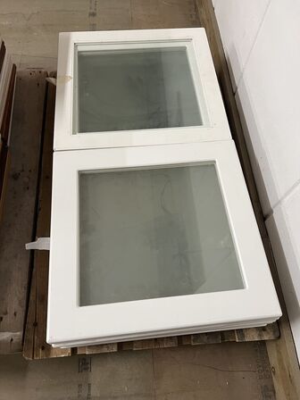 4 paller diverse blandede glaslåger