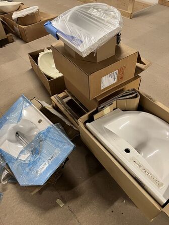 5 stk. Badeværelsesvaske