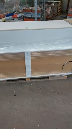 3 stk. Brugte højskabe med låge