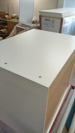 4 stk. usamlet underskabe H: 70,4 x B: 80 x D: 58,1