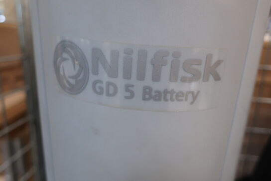3 stk. rygstøvsuger NILFISK GD S BATTERY