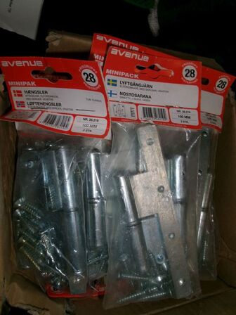 12x2 stk. dørhængsler