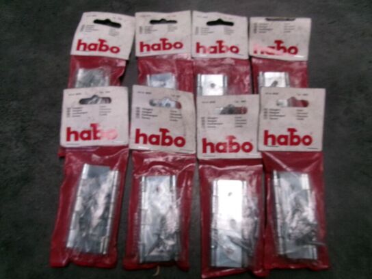 8 x 2 stk. kanthængsel