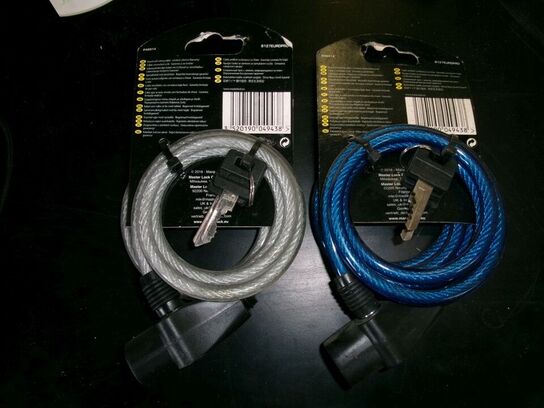 2 stk. cykellåse MASTERLOCK