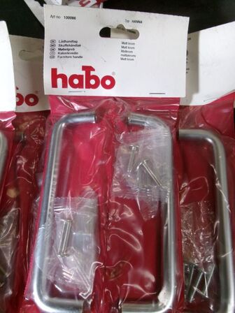 8 x 2 stk. møbelgreb HABO Hanna