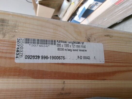 Karmsæt branddør venstre