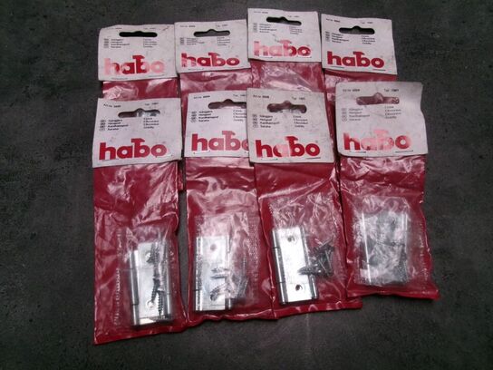 8 x 2 stk. kanthængsel