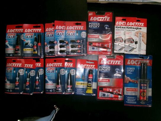 Ca. 15 pk blandet lim