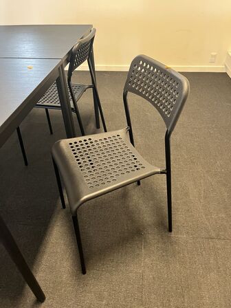 2 stk. Borde m. Stole 110x67 cm