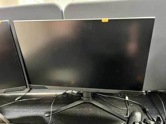 2 skærem m. Mus, tastetur og headset SAMSUNG S27AG320NU