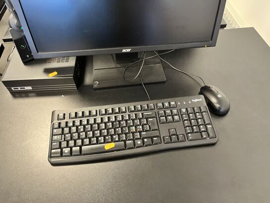 Computer m. Mus, tastetur og headset ASUS VS247