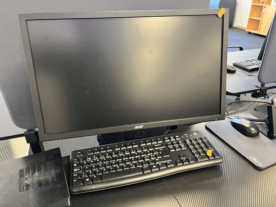 Computer m. Mus, tastetur og headset ASUS VS247