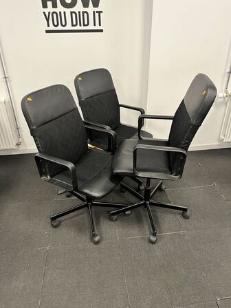 3 stk. Kontorstole