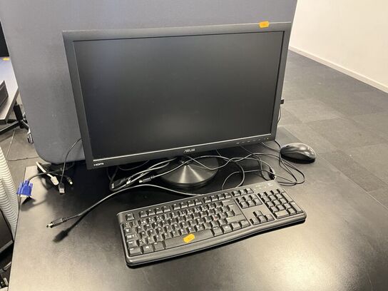 Computer m. Mus, tastetur og headset ASUS VS247