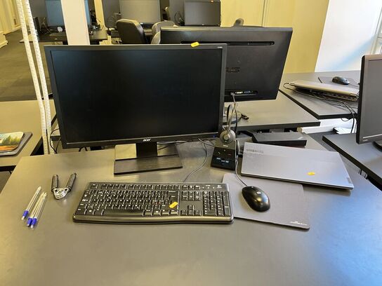 Computer m. Mus, tastetur og headset ASUS/LENOVO MPNXB1C280F1