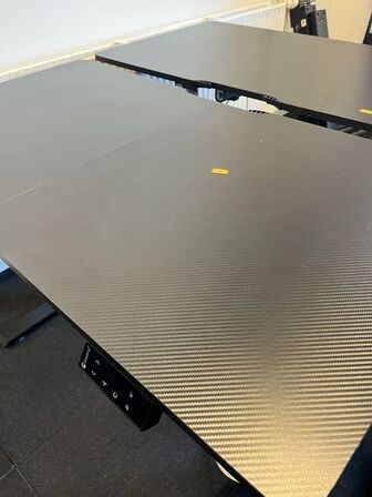 Hæve sænkebord SORT 110x60 cm