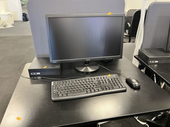 Computer m. Mus, tastetur og headset ASUS VS247