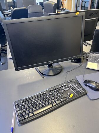 Computer m. Mus, tastetur og headset ASUS/LENOVO PF9XB3913084