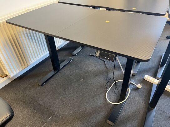 Hæve sænkebord SORT 110x60 cm