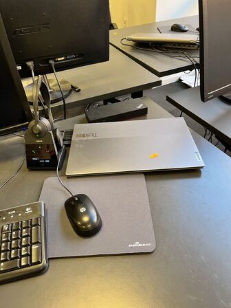 Computer m. Mus, tastetur og headset ASUS/LENOVO MPNXB1C280F1