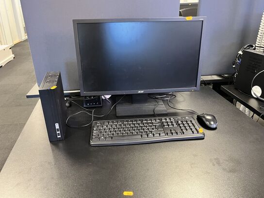 Computer m. Mus, tastetur og headset ASUS VS247