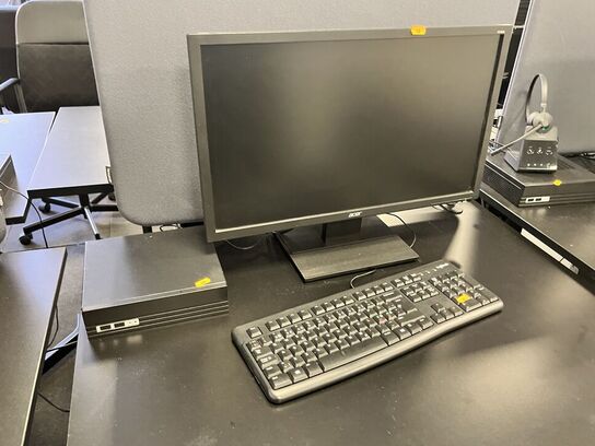 Computer m. Mus, tastetur og headset ASUS VS247