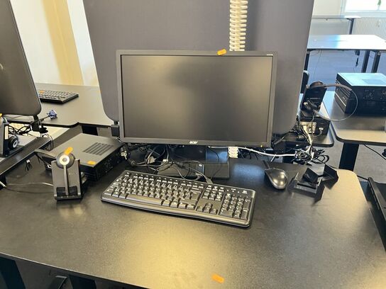 Computer m. Mus, tastetur og headset ASUS VS247