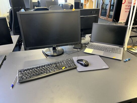 Computer m. Mus, tastetur og headset ASUS/LENOVO PF9XB3913084