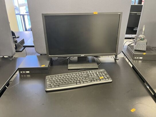 Computer m. Mus, tastetur og headset ASUS VS247