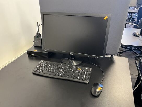 Computer m. Mus, tastetur og headset ASUS VS247