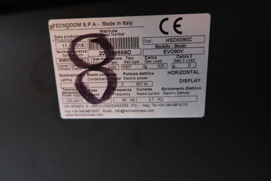 Kølemontre TECNODOM EVO90V