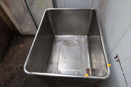 Rustfri stålopbevaringsvogn