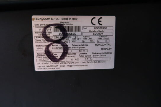 Kølemontre TECNODOM EVO90V