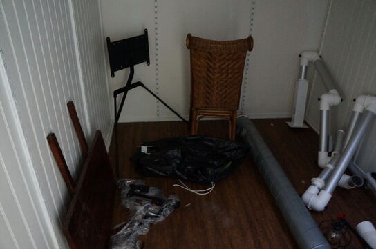 Indhold i rum af diverse udsugningsarme, m.v.