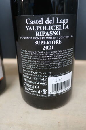 4 fl. rødvin VALPOLICELLA RIPASSO 2021