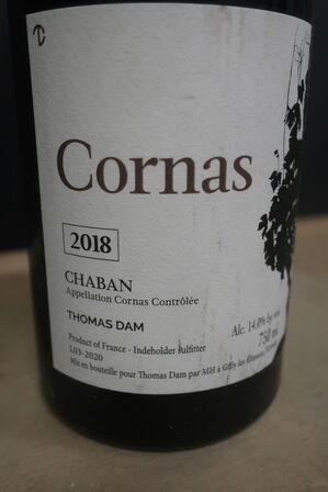 2 fl. rødvin CORNAS CHABAN 2018