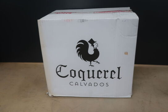 6 fl. brændevin COQUEREL CALVADOS VS