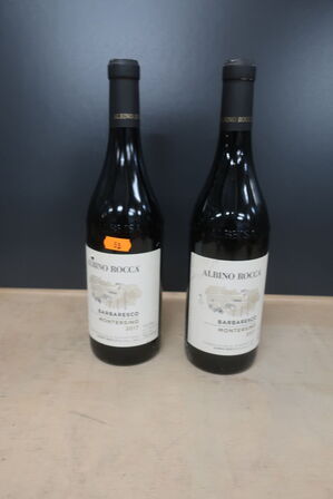 2 FL. rødvin ALBINO ROSSA BARBARESCO MONTERSINO 2017